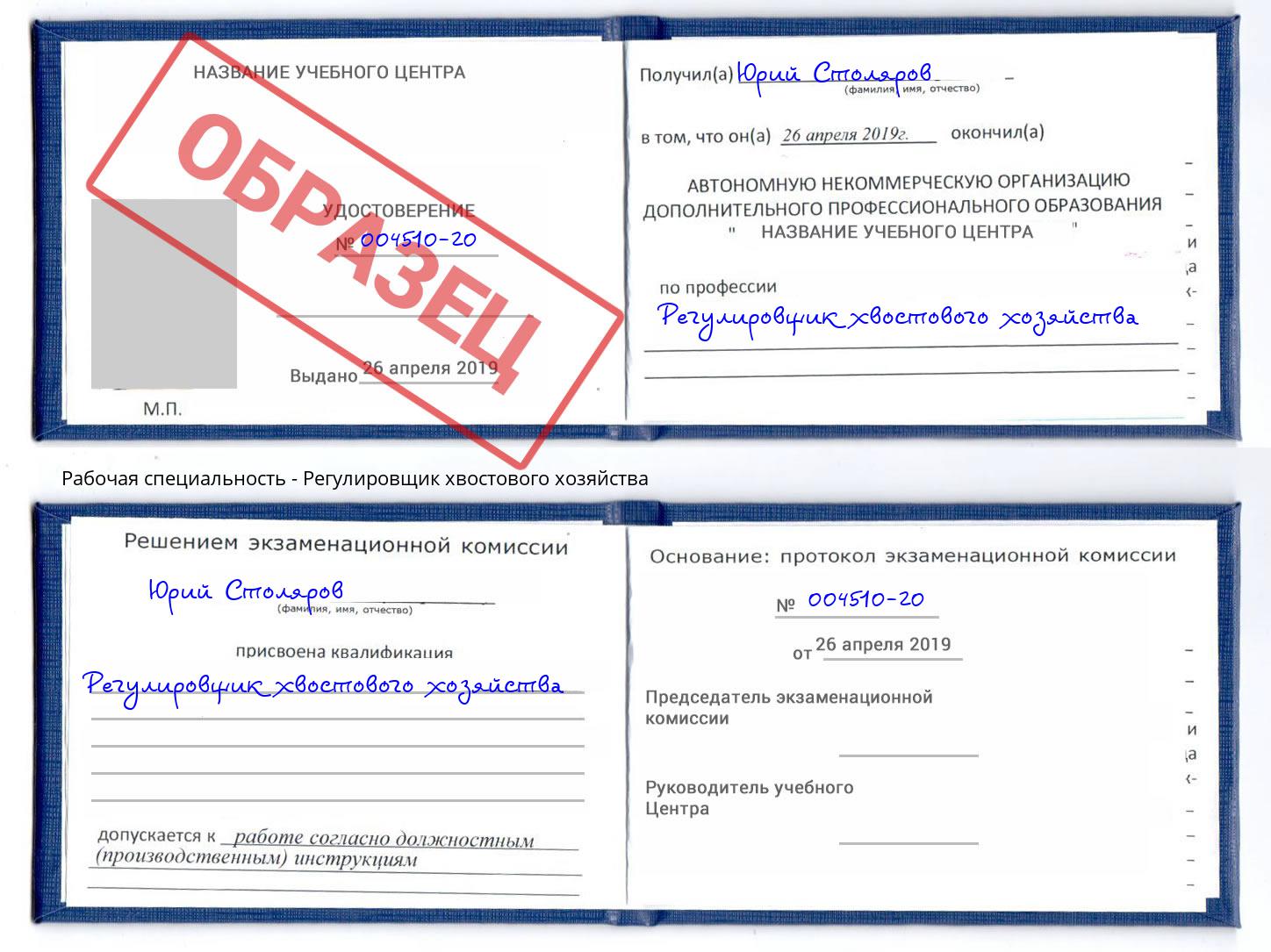 Регулировщик хвостового хозяйства Домодедово
